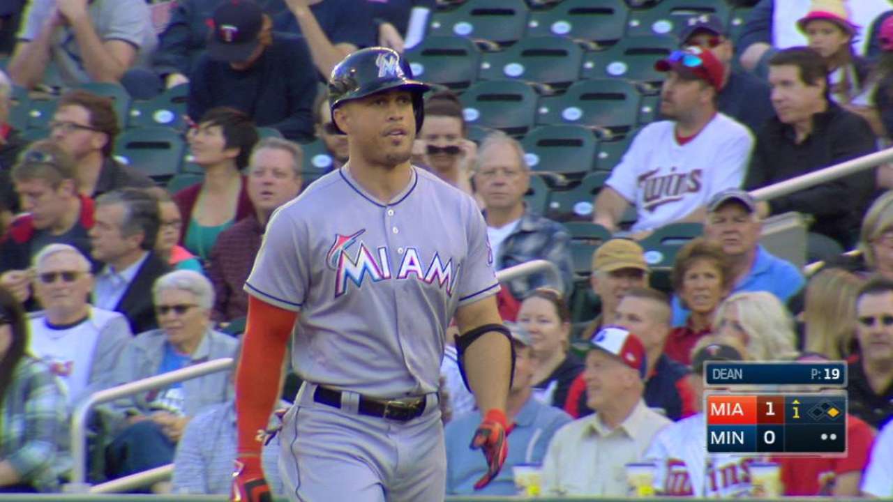 Stanton's RBI grounder