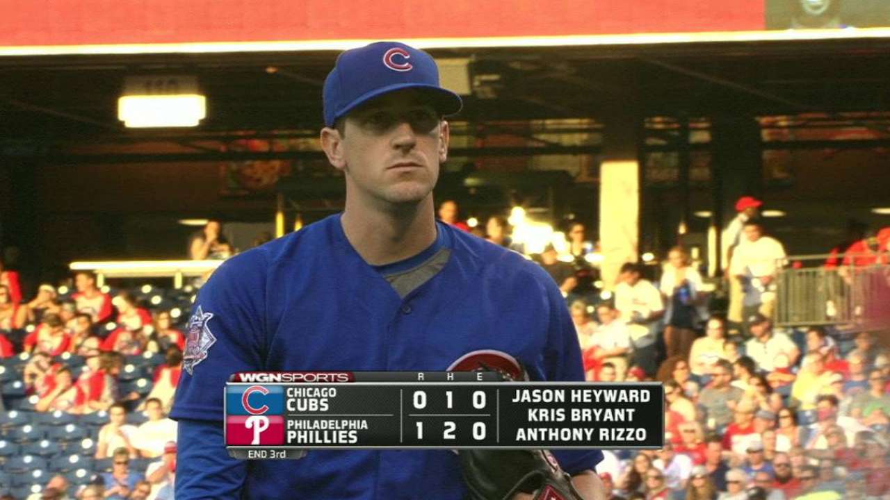 Hendricks strikes out Galvis
