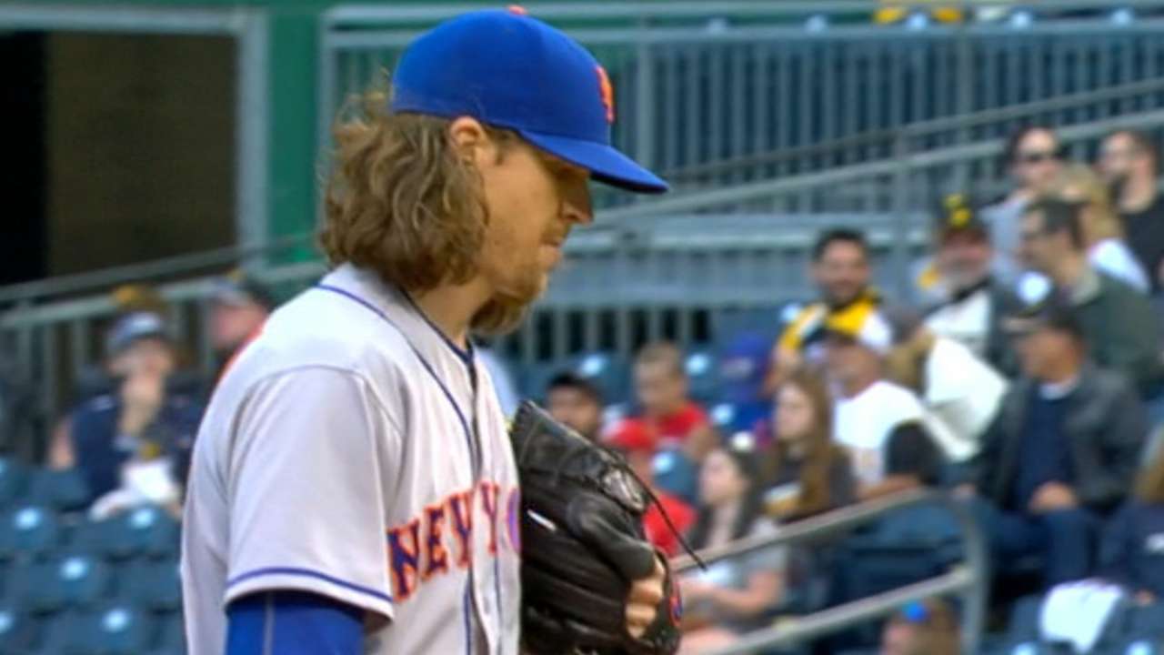 deGrom's nine strikeouts