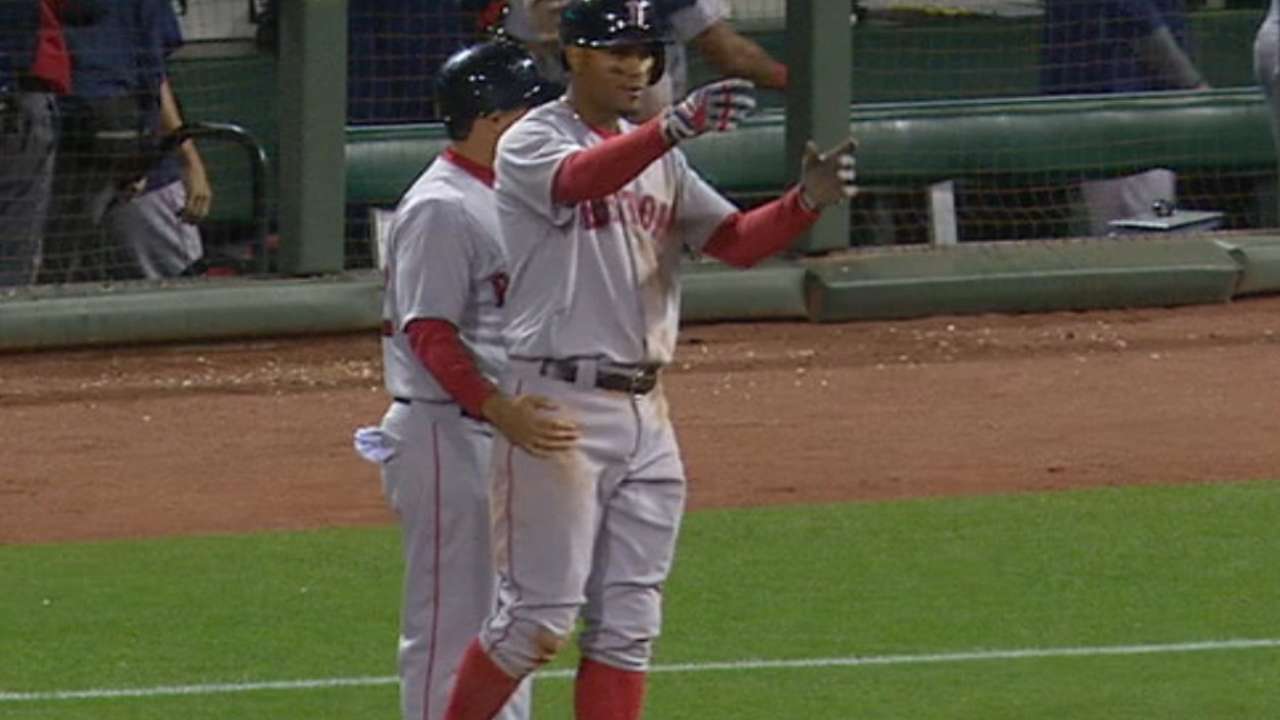 Sencillo de Bogaerts hizo ganar a Medias Rojas en extrainnings