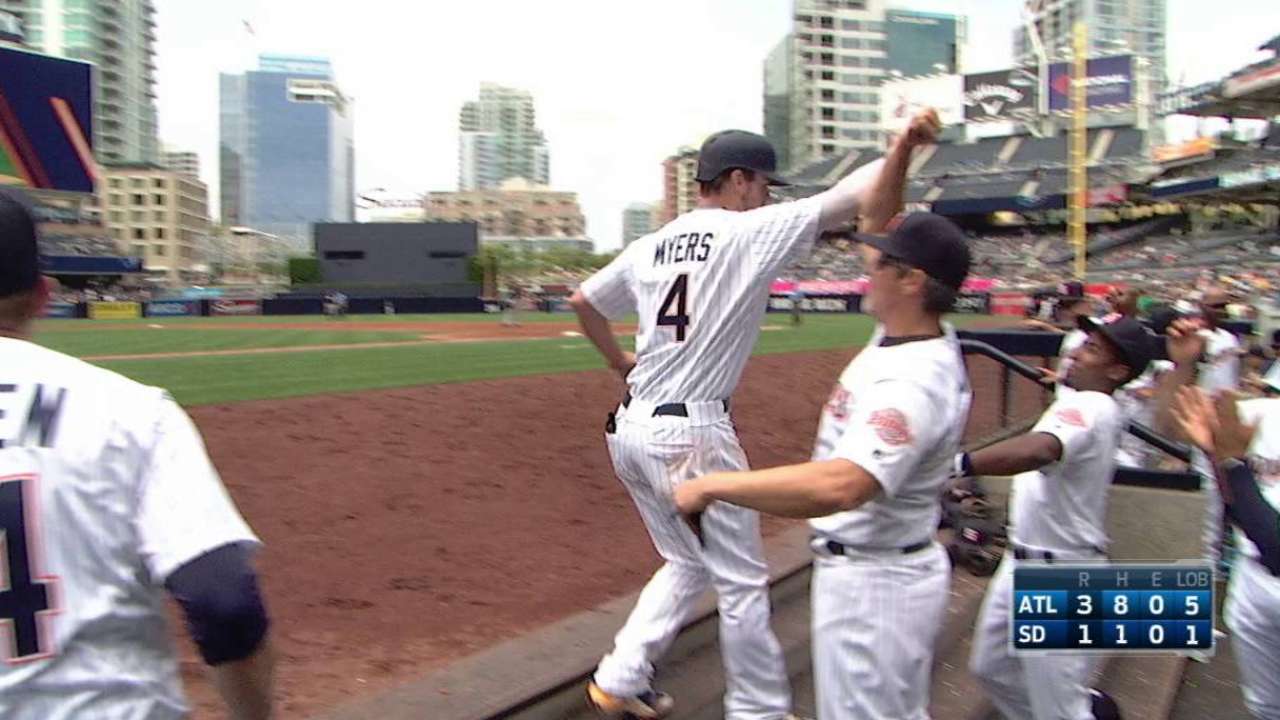 Myers launches solo shot