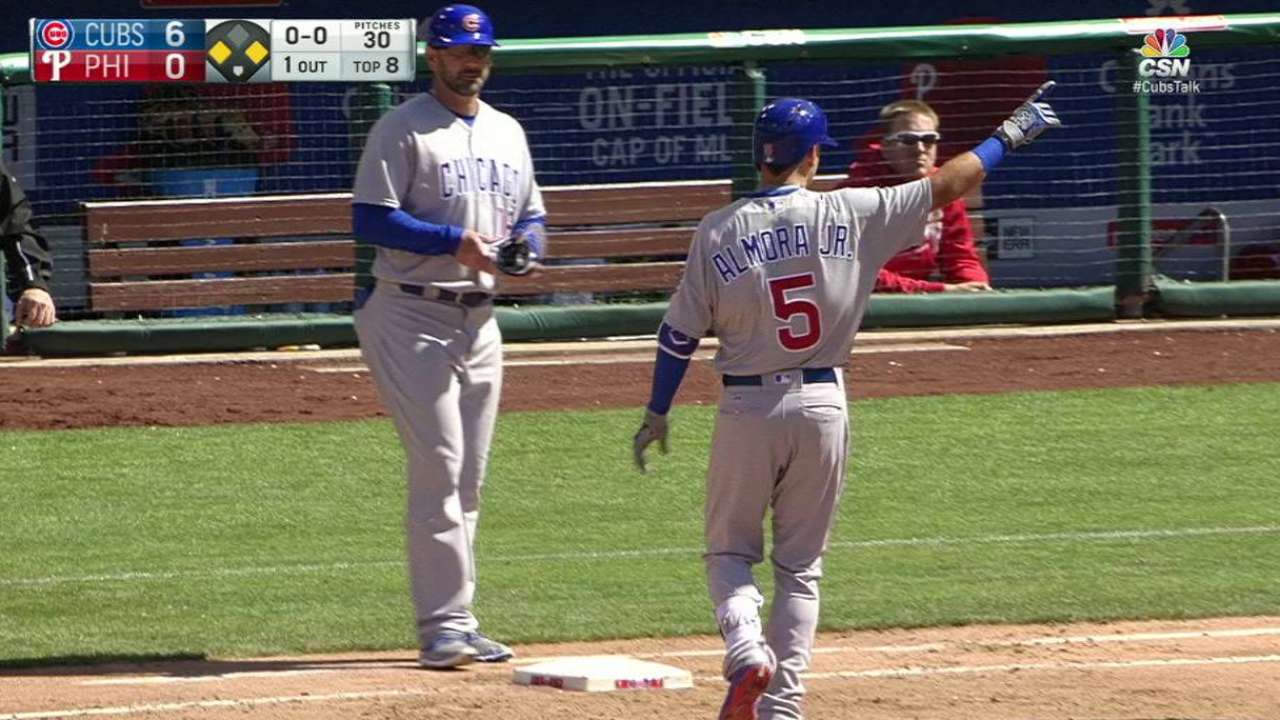 Almora's first career knock