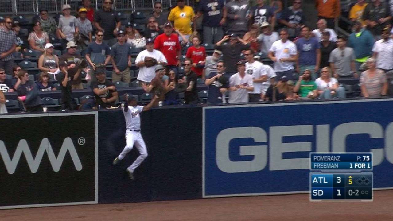 Upton Jr. robs old mate Freeman at wall