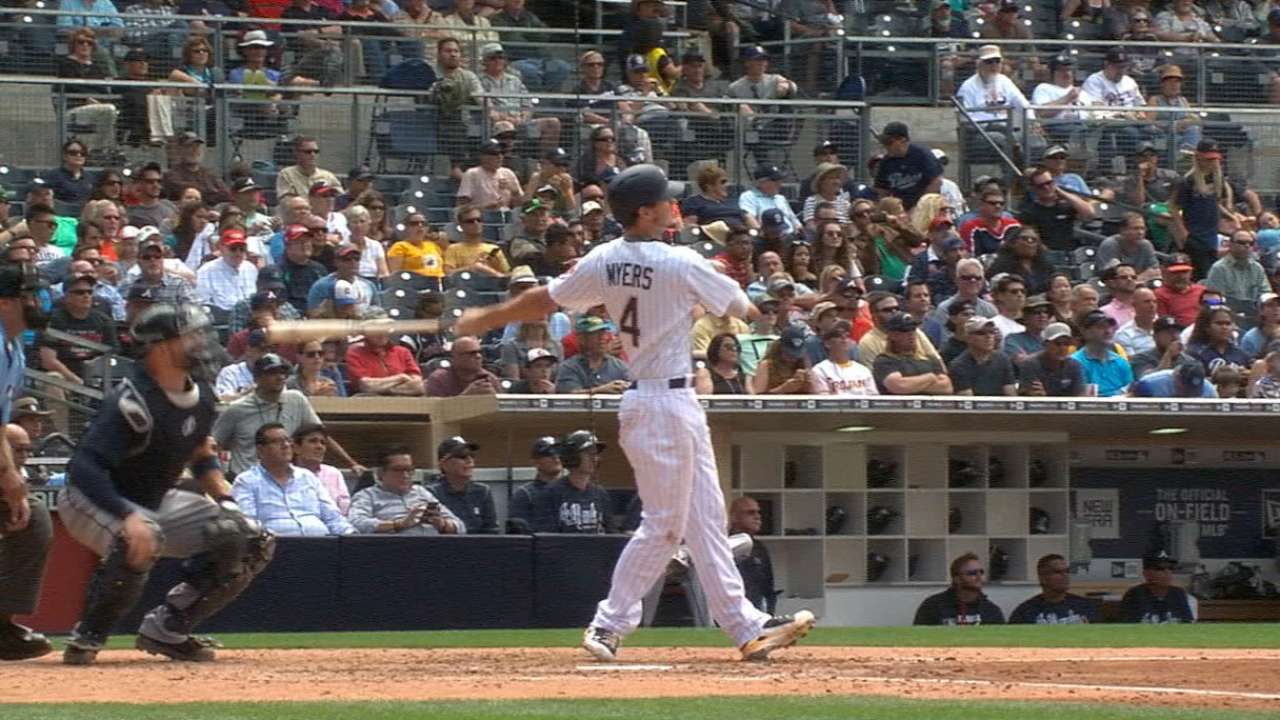 Myers launches two home runs