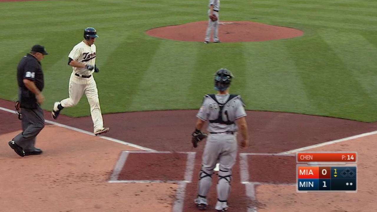 Mauer launches solo shot