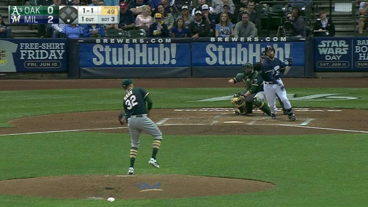 Hahn snags the comebacker