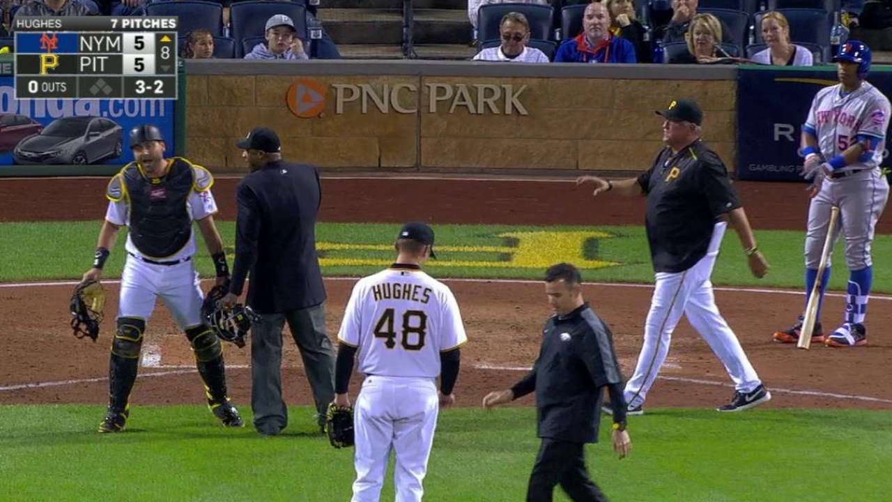 Benches get warned in the 8th
