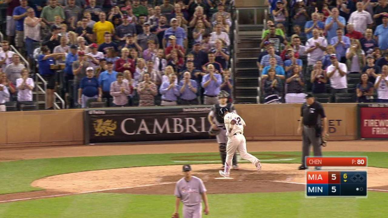 Park homers to tie game