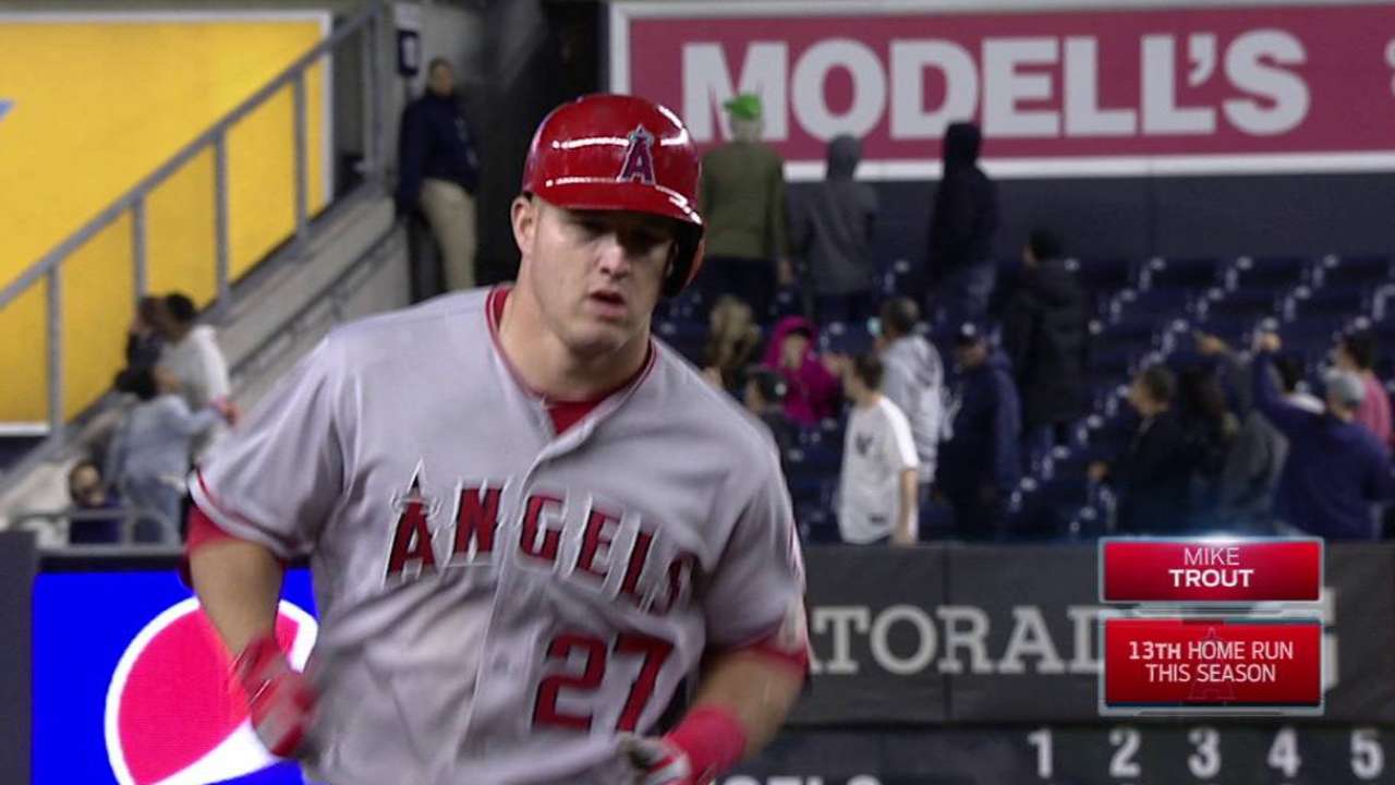 Trout still on top, widens lead in AL All-Star vote