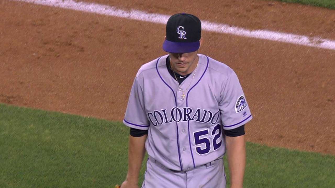 Rusin caps excellent series for Rockies' pitching