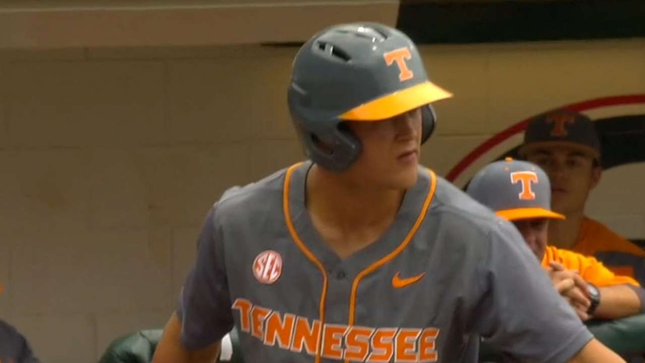 Reds pick Tennessee 3B Senzel 2nd overall