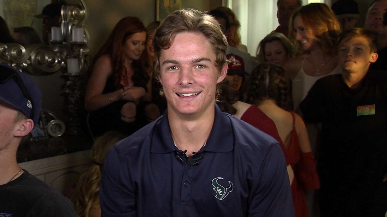 Mickey Moniak on being top pick
