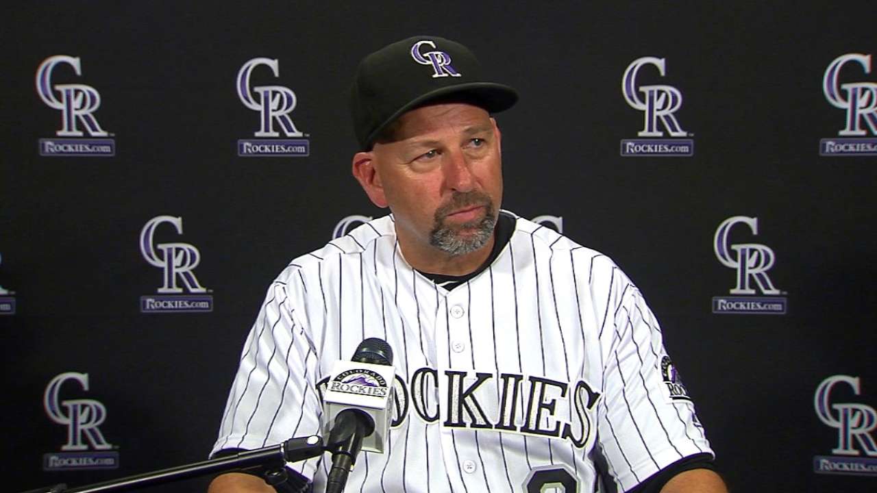 Weiss on Rockies' 11-5 win