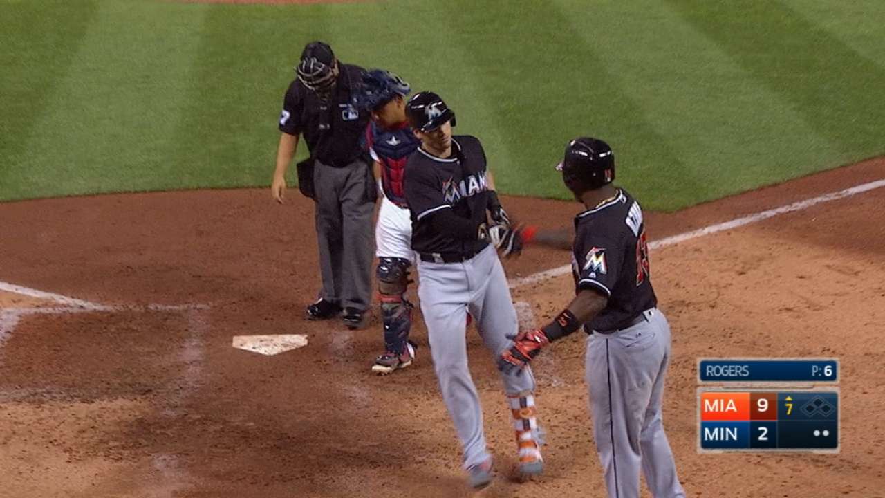 Marlins' seven-run 7th inning