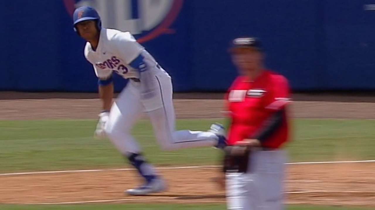 Dynamic OF Reed goes to Padres in Rd. 2