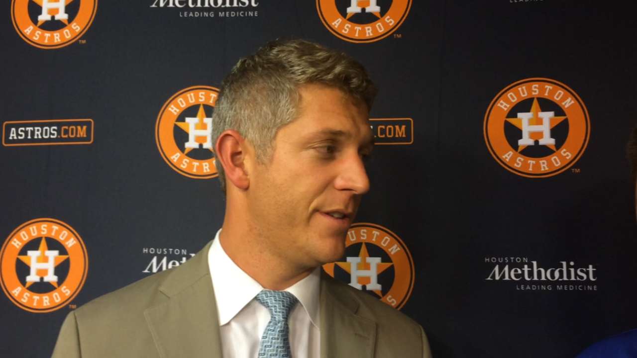 Astros sign 5 Draft picks, waiting on Whitley