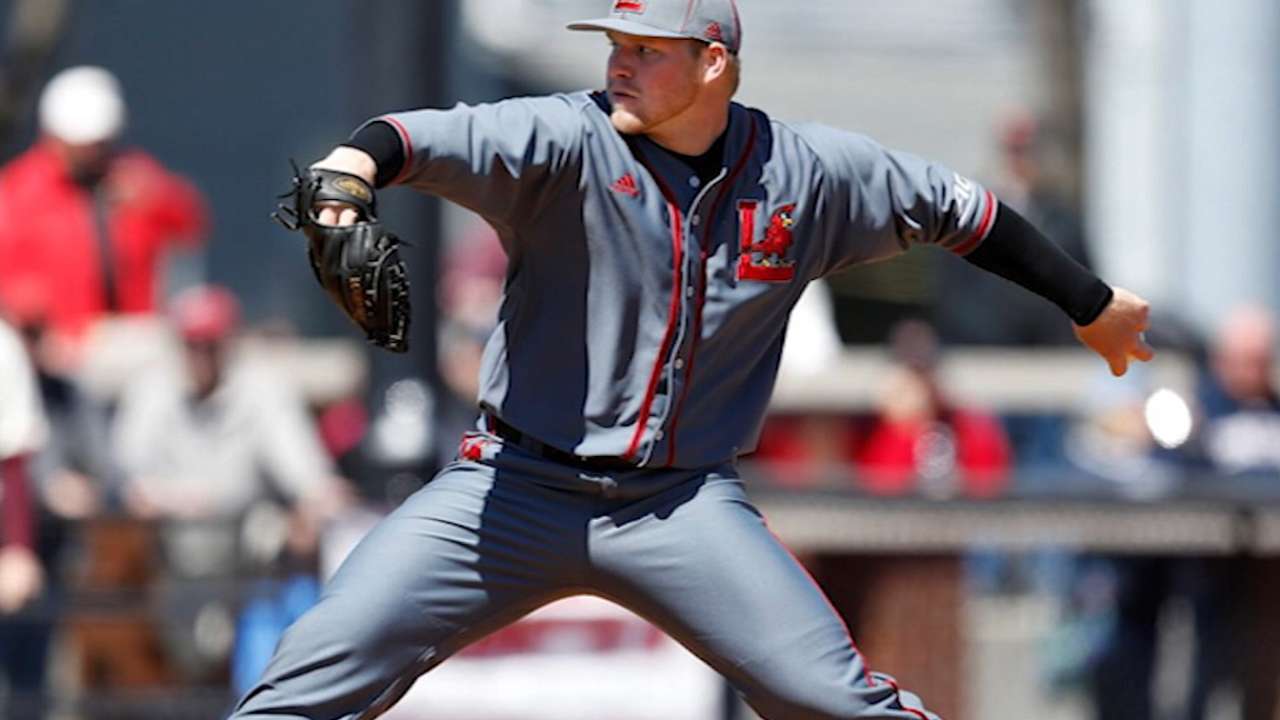 Braves pick Louisville lefty Harrington in 3rd round