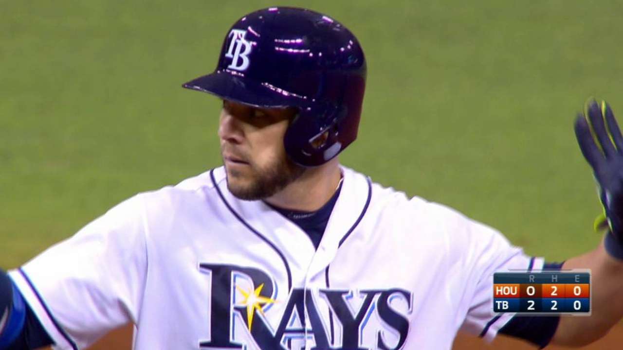 Pearce fue la figura en triunfo de Rays sobre Astros