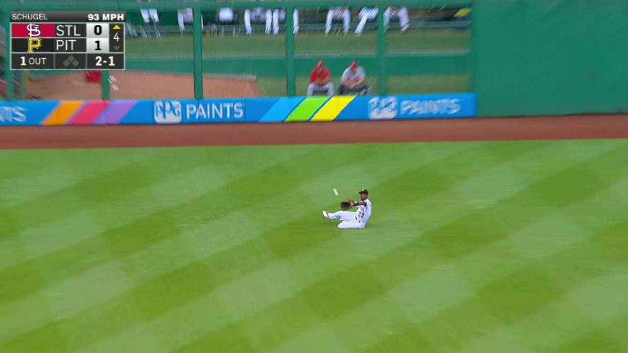 McCutchen's great grab in center