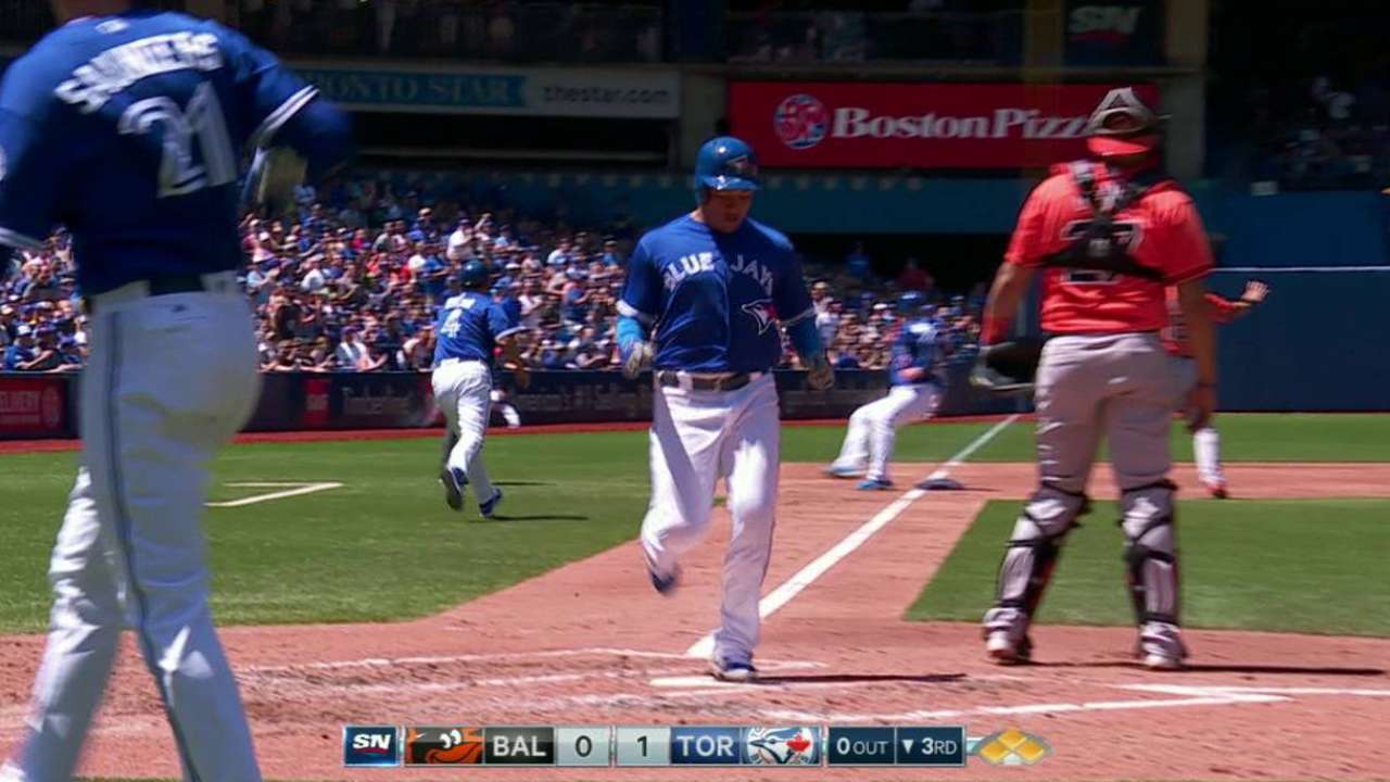 Encarnacion's RBI double