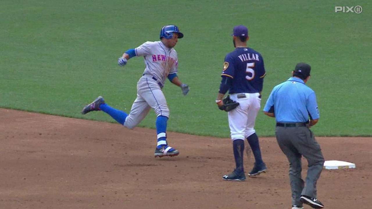 Granderson's long triple