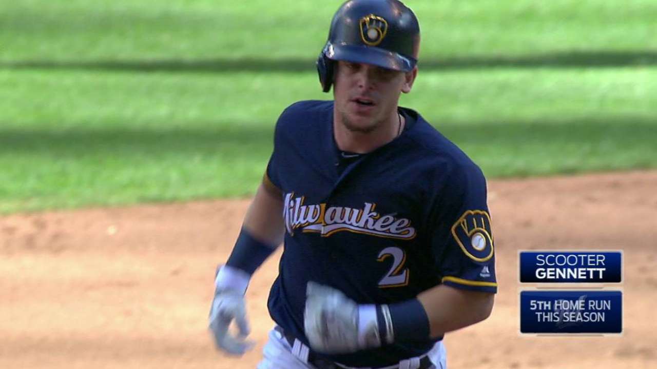 Gennett's solo home run
