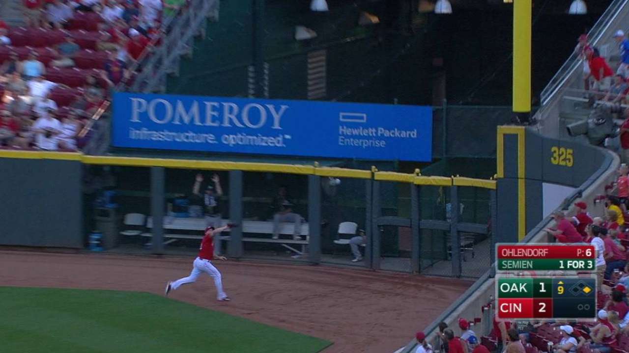 Bruce's nice catch