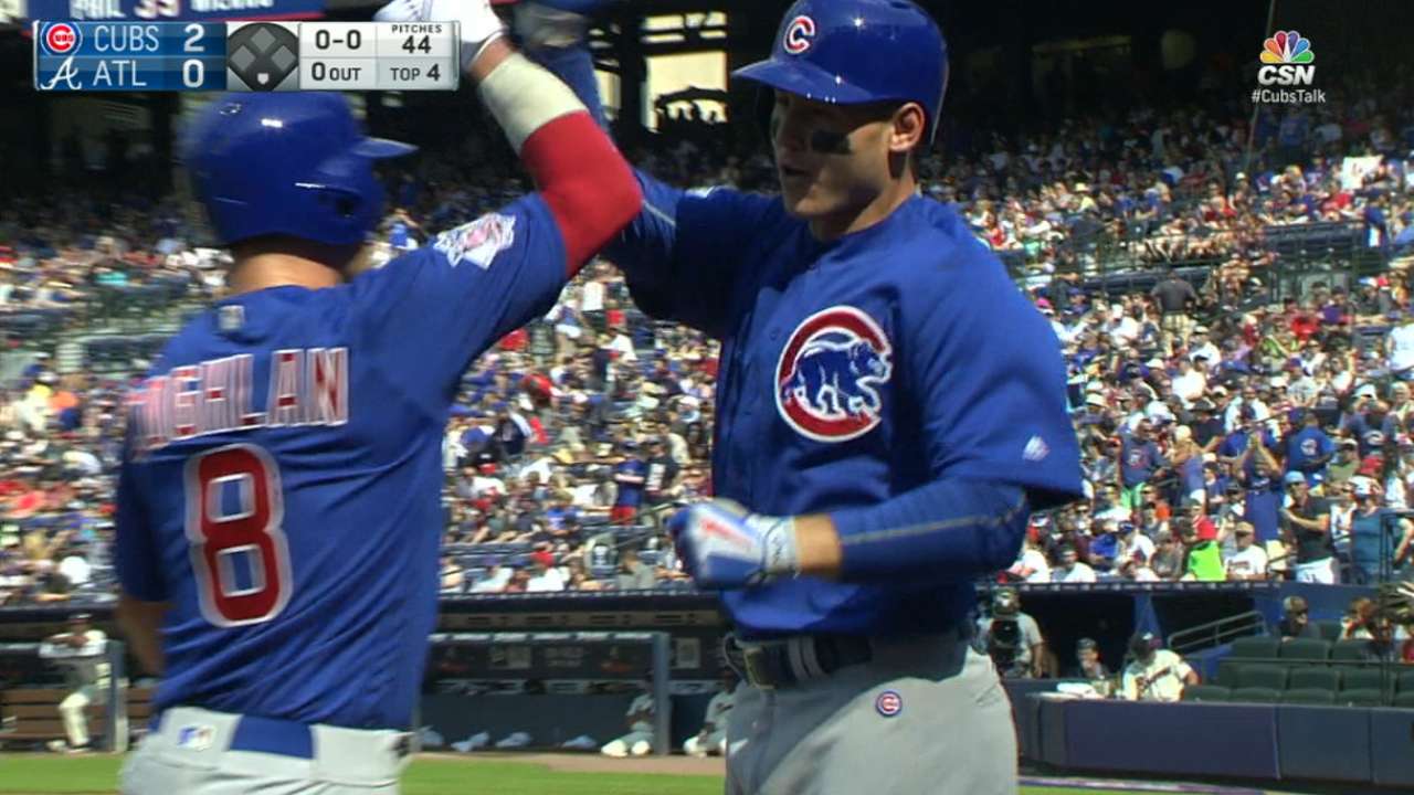Cubs knock 4 HRs, Arrieta starts new streak vs. Braves