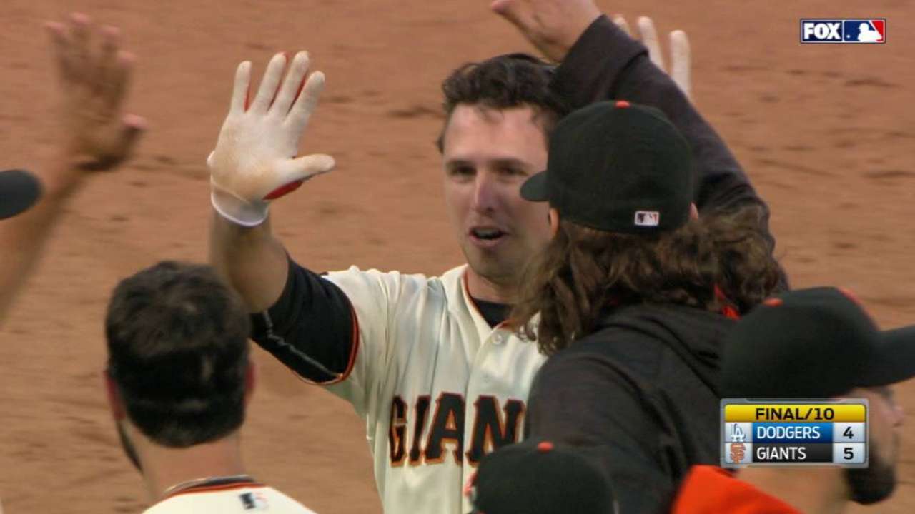 Posey's walk-off single