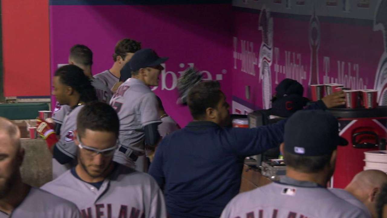 Bauer shows his frustration