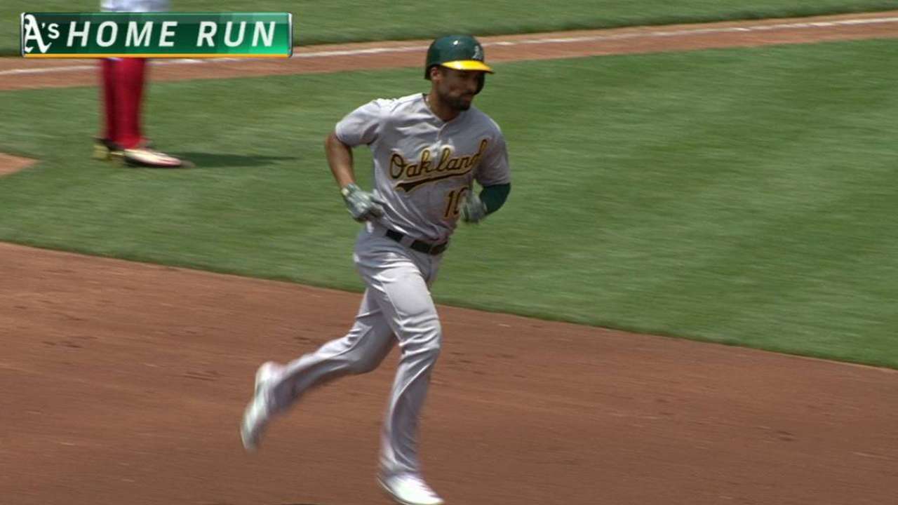 Semien's two-run shot