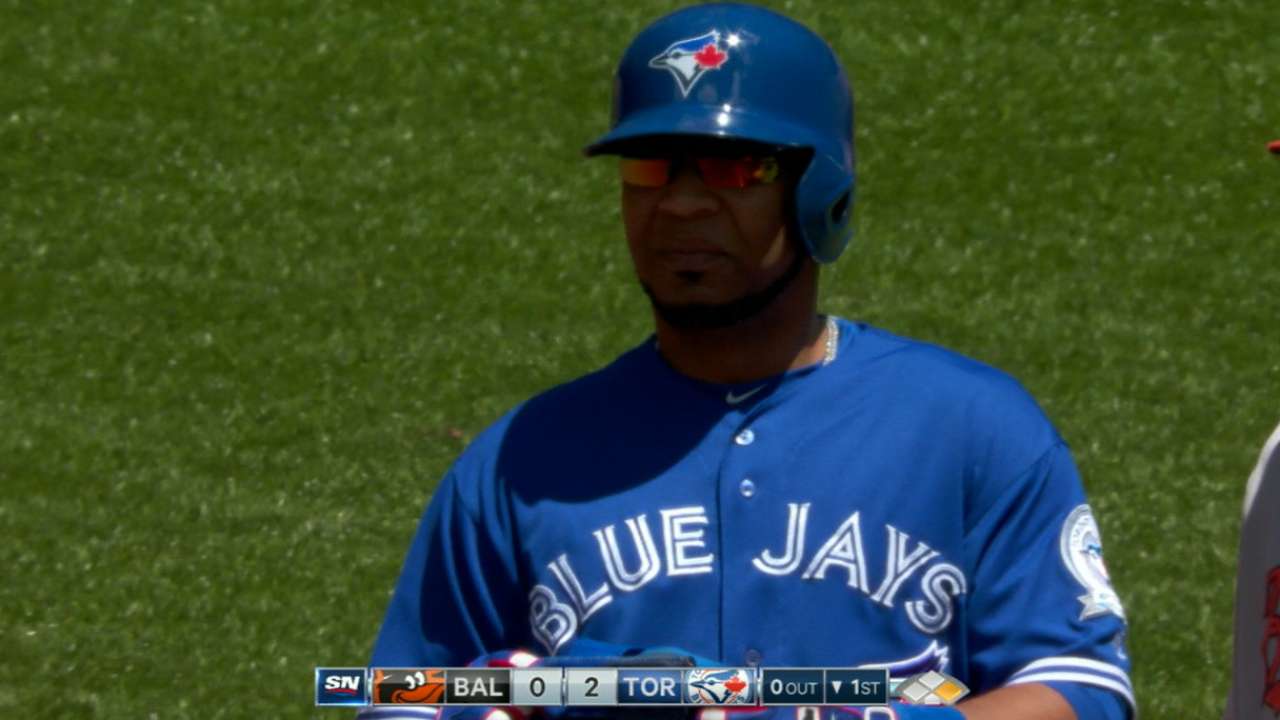Blue Jays plate five in the 1st