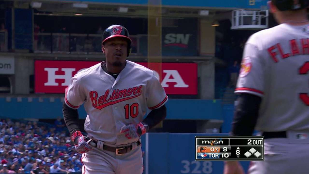Jones' second homer of the game