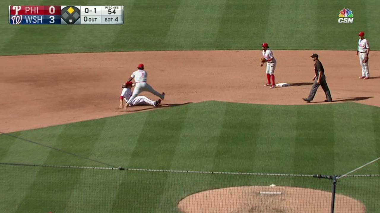 Morgan picks off Heisey