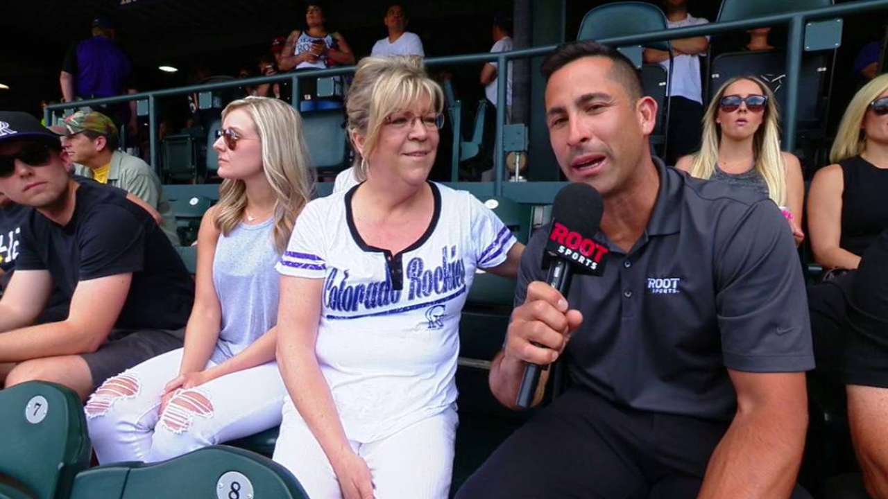 Anderson's mother on debut