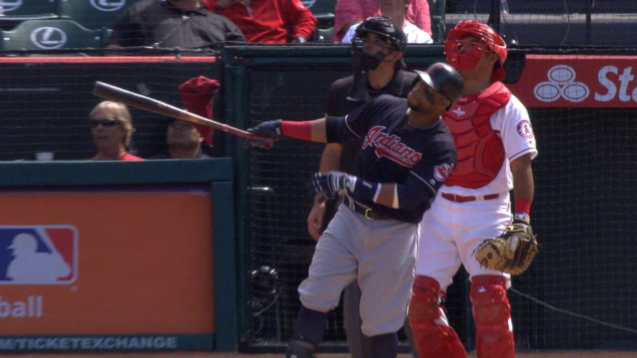 Santana belts two homers