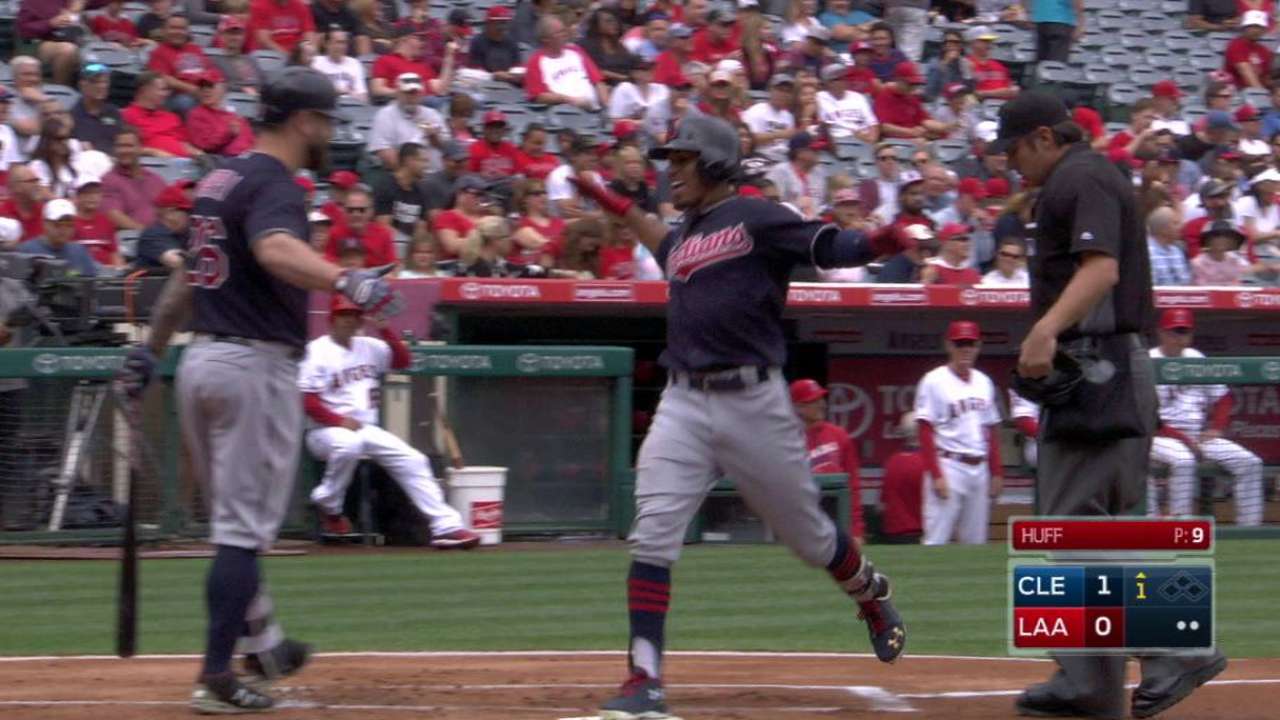 Lindor's solo homer