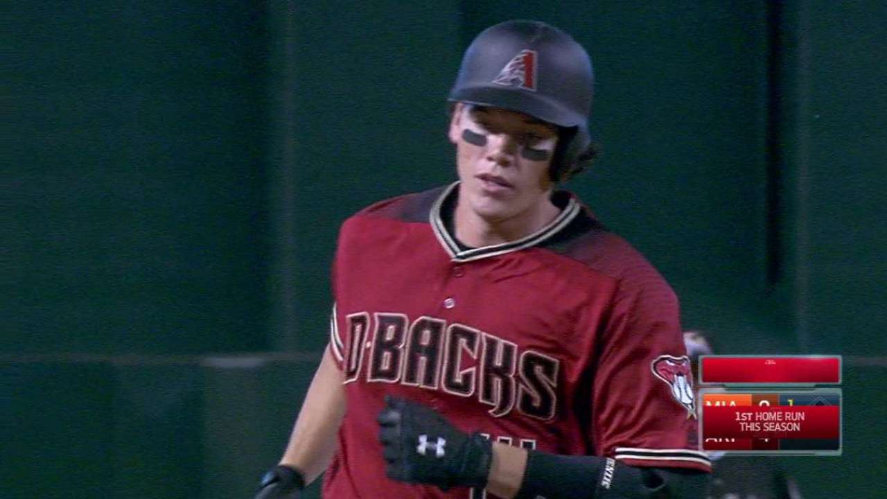 O'Brien shows off power with mammoth homer