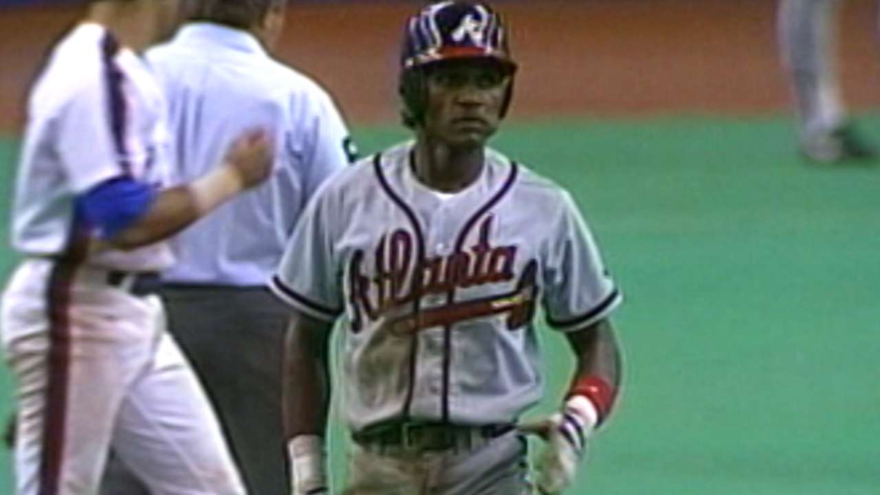 #TBT: Nixon steals record 6 bases for Braves