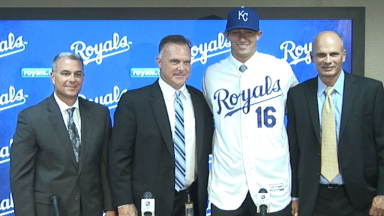 Royals introduce A.J. Puckett