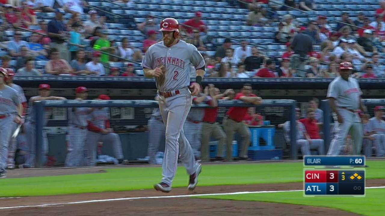 Bruce draws bases-loaded walk