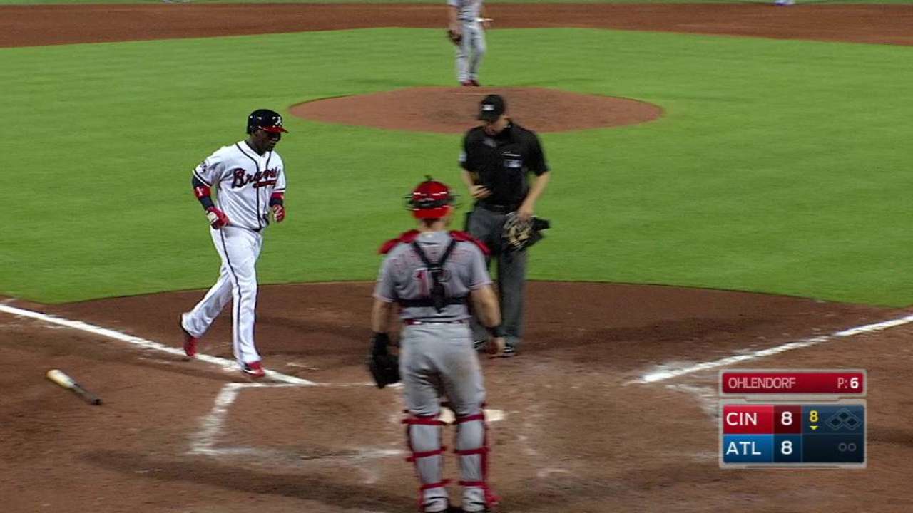 Garcia's game-tying solo shot