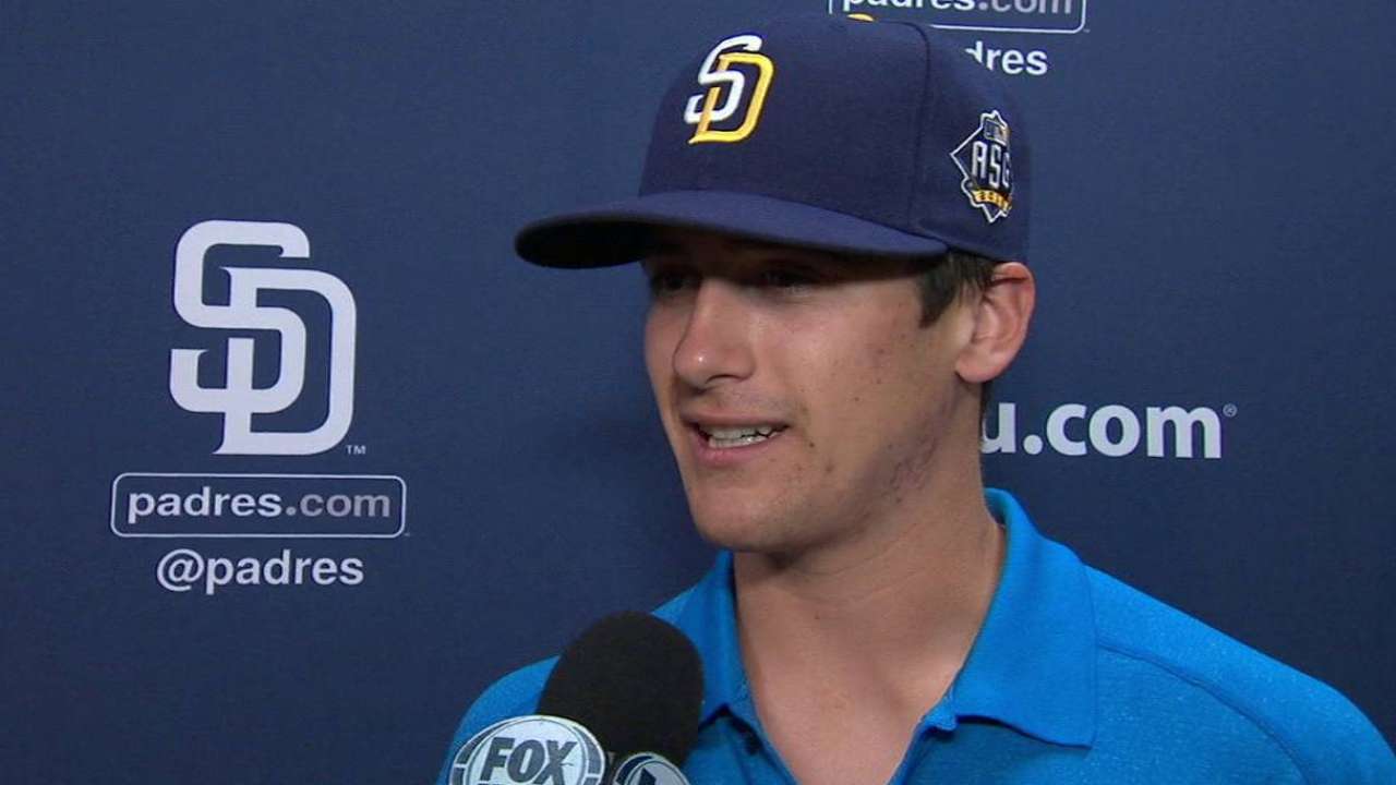 Quantrill works out at Petco