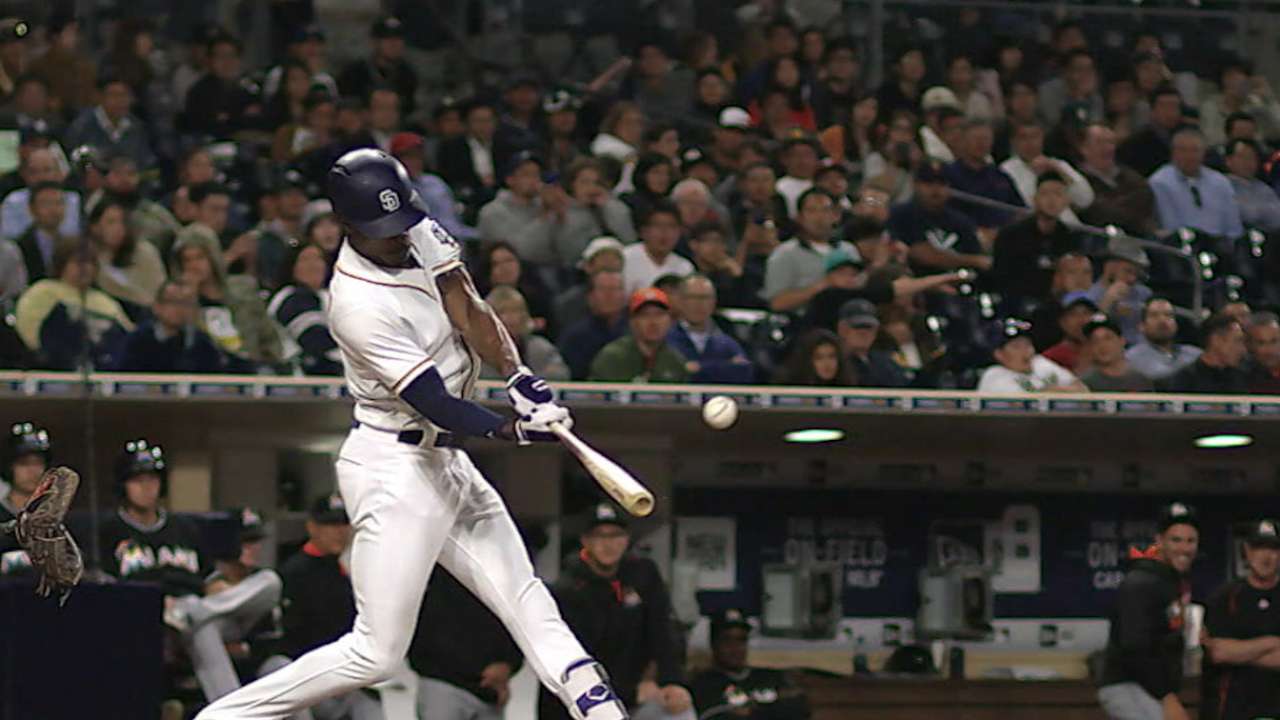 Padres hit four homers