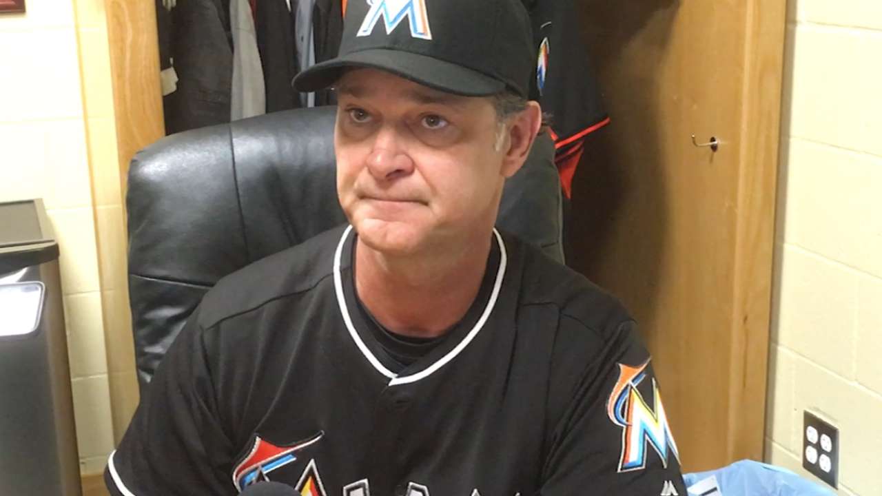 Mattingly on Marlins' 13-4 win
