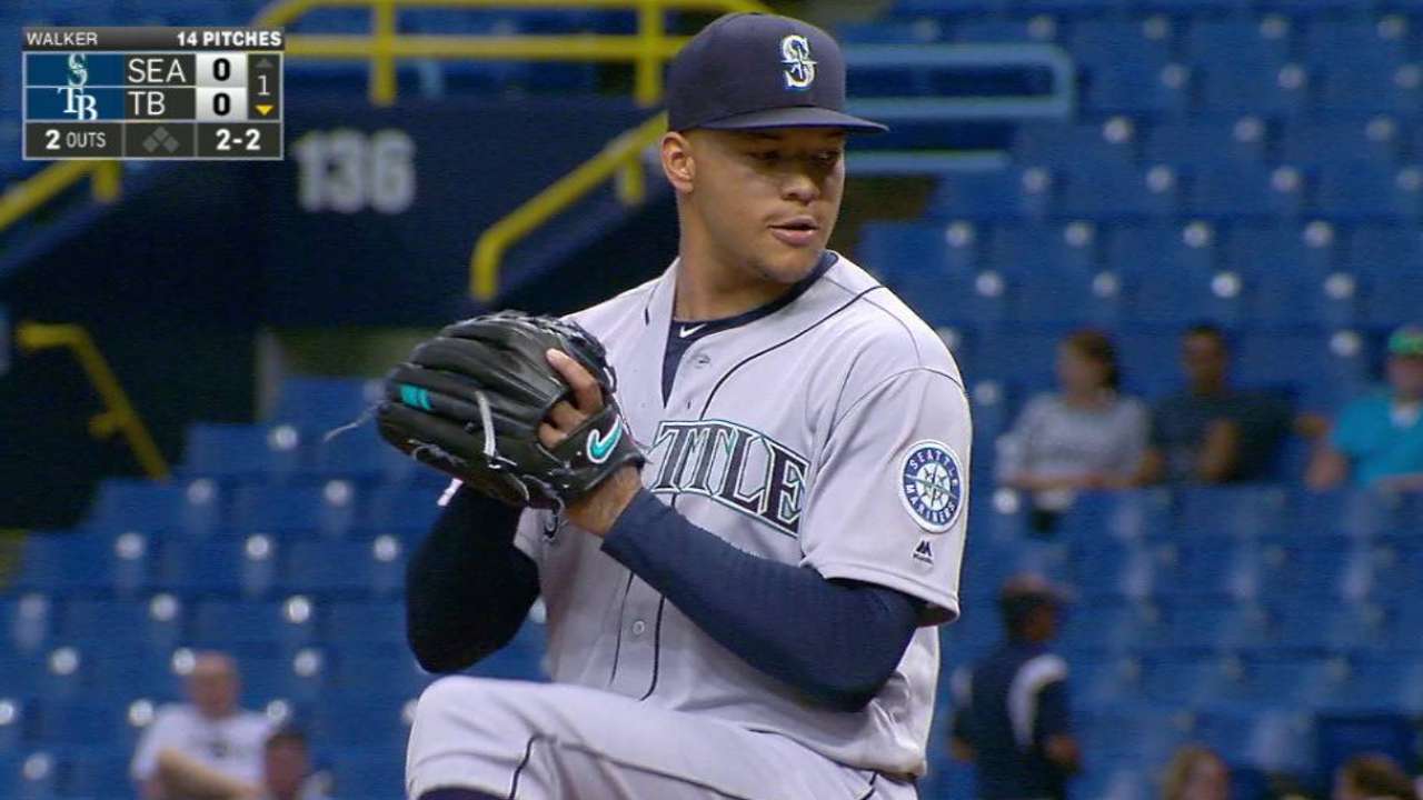 Walker strikes out the side