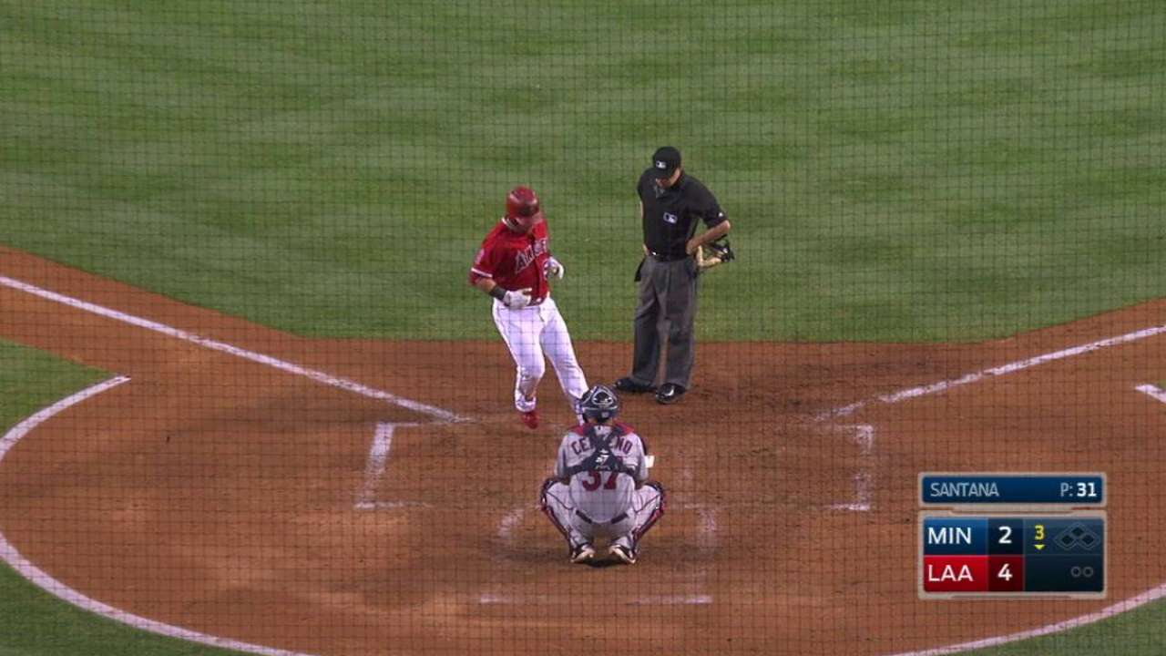 Giavotella y Calhoun lideran a Angelinos sobre Mellizos