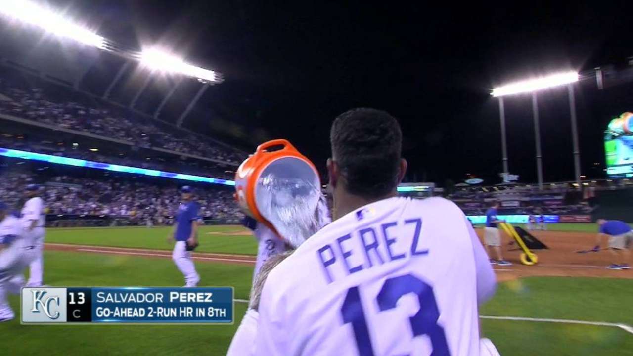 Perez gets doused