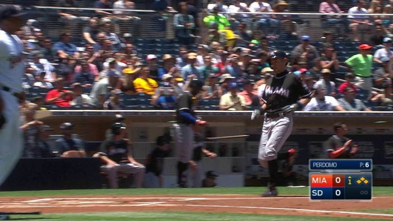 Yelich's RBI single