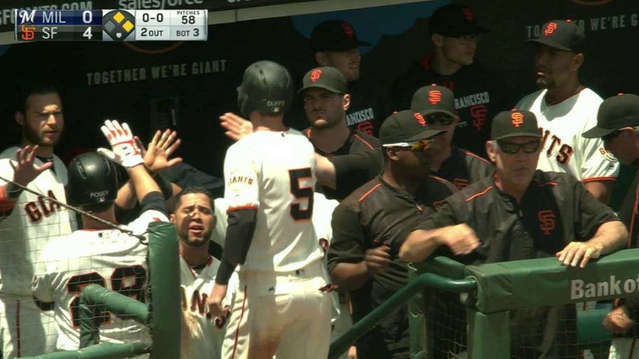 Duffy steps up running; Panik takes break